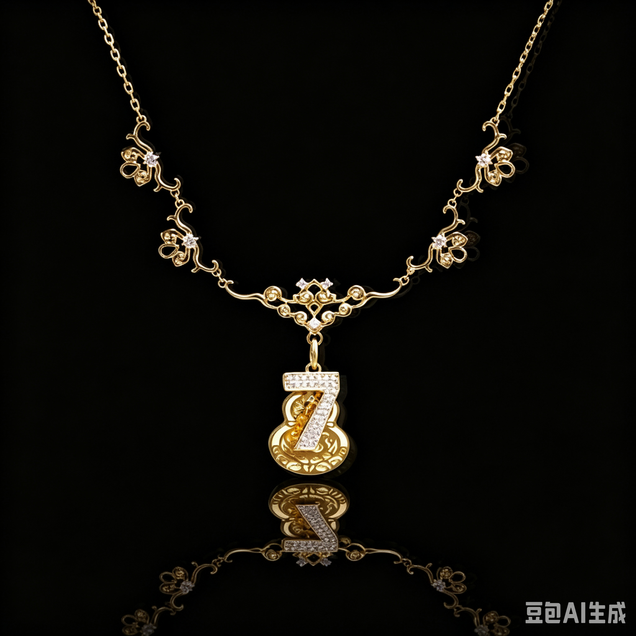 QIFU Five‑Blessings Life Necklace